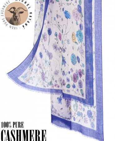 Палантин Унисекс P.CASH40_24-TPC-4/FL.BLEU